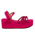 Plataforma baja fucsia para mujer PF457-Z552