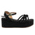 Plataforma baja negro para mujer PF457-Z552