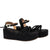 Plataforma baja negro para mujer PF457-Z552