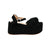 Plataforma baja negro para mujer H33-Z471