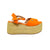 Plataforma baja naranja para mujer H34-Z471