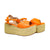 Plataforma baja naranja para mujer H34-Z471