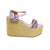 Plataforma alta lila para mujer S06-Z471