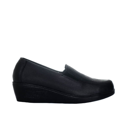 Romulo cerrado negro cuero para mujer H-JANA
