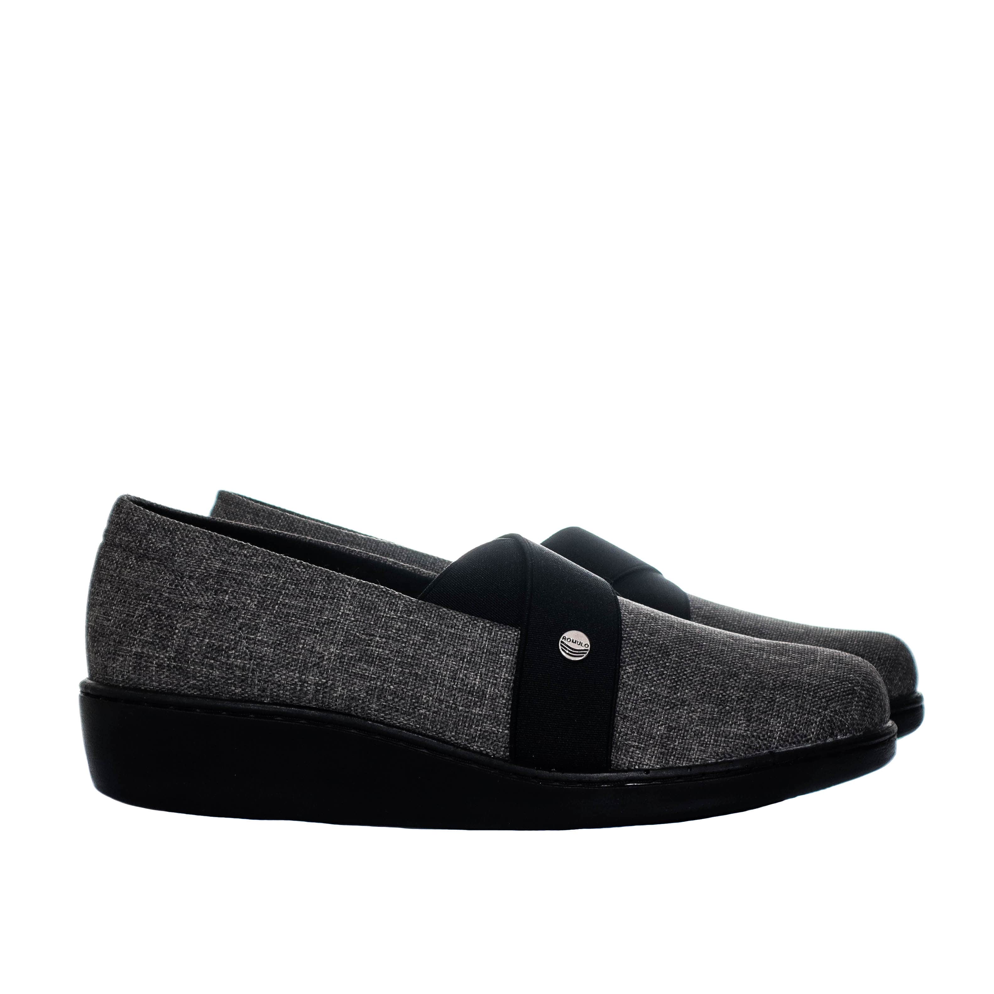 Mocasin gris para mujer RO3106