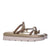 Plataforma baja champaña golosina para mujer 102-Z565
