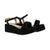 Plataforma baja negro para mujer 1364-Z101