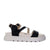 Plataforma baja negro x negro charol para mujer 2046-Z570