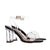 Sandalia tacon negro para mujer 2465-Z148