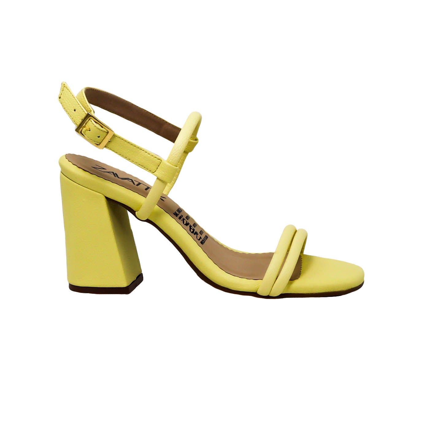 Tacon amarillo para mujer 2525-z148
