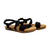 Sandalia plana negro para mujer 88258-Z553