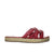 Plataforma baja rojo para mujer M67-Z471