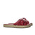 Plataforma baja rojo para mujer M67-Z471