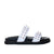 Plataforma baja blanco x oro rosa para mujer 020-Z535