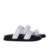 Plataforma baja blanco x oro rosa para mujer 020-Z535