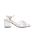 Sandalia tacon blanco para mujer 06-Z220