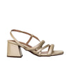 Sandalia tacon champaña para mujer 0861-Z562