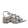 Sandalia tacon plata para mujer 0861-Z562