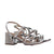Sandalia tacon plata para mujer 0861-Z562