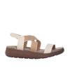Sandalia plana talco para mujer 1019-Z83