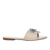 Sandalia plana talco para mujer 1610-Z278