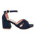 Sandalia tacon azul oscuro para mujer 2139-Z148
