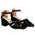 Sandalia tacon negro para mujer 2139-Z148