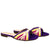 Sandalia plana morado para mujer 2233-z527