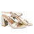 Sandalia tacon champaña golosina para mujer 233-Z540