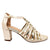 Sandalia tacon champaña para mujer 234-Z187
