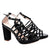 Sandalia tacon negro para mujer 239-Z187