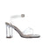 Sandalia tacon plateado para mujer 2465-Z148