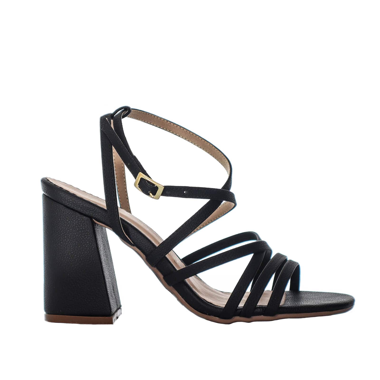 Sandalia tacon negro para mujer 2515-Z148