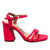 Sandalia tacon fucsia para mujer 2522-Z148