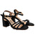 Sandalia tacon negro para mujer 2522-Z148