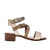 Sandalia tacon talco cuero x colores para mujer 376-Z310