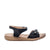 Sandalia plana negro para mujer 6050-Z83