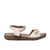 Sandalia plana talco para mujer 6050-Z83