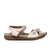 Sandalia plana talco para mujer 6050-Z83