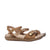 Sandalia plana camel para mujer 6055-Z83