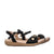 Sandalia plana negro para mujer 6055-Z83