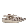 Sandalia plana talco para mujer 6077-Z83