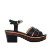 Electra / irina negro mate x charol para mujer 6254-Z06
