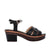 Electra / irina negro mate x charol para mujer 6254-Z06