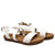 Sandalia plana blanco para mujer 88258-Z553