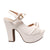 Plataforma tacon talco para mujer A32-Z537