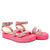 Plataforma baja fucsia para mujer AB03-Z542