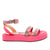 Plataforma baja fucsia para mujer AB03-Z542