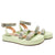 Plataforma baja verde para mujer AB03-Z542
