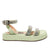 Plataforma baja verde para mujer AB03-Z542